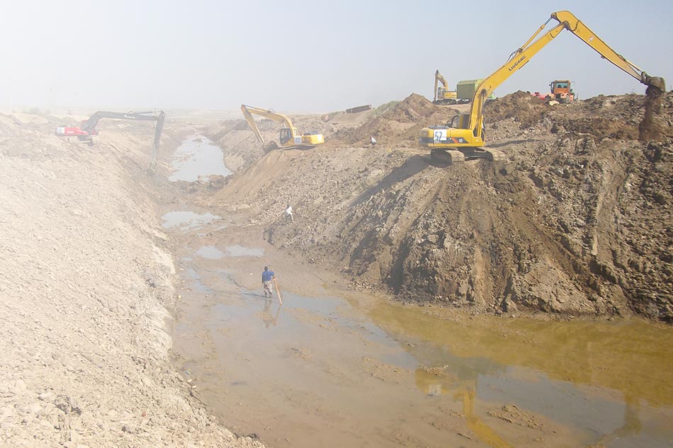 Construction of irrigation facilities